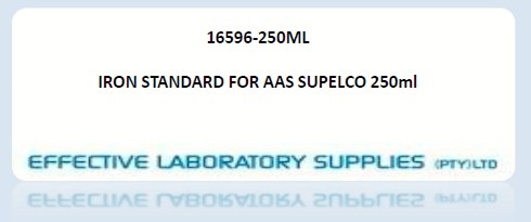 16596-250ML IRON STANDARD FOR AAS SUPELCO 250ml - Image 1