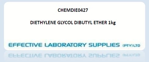CHEMDIE0427 DIETHYLENE GLYCOL DIBUTYL ETHER 1kg - Image 1