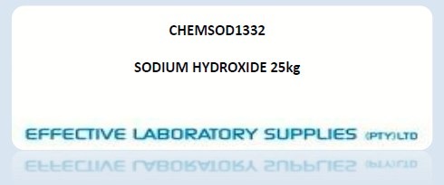 CHEMSOD1332 SODIUM HYDROXIDE 25kg - Image 1