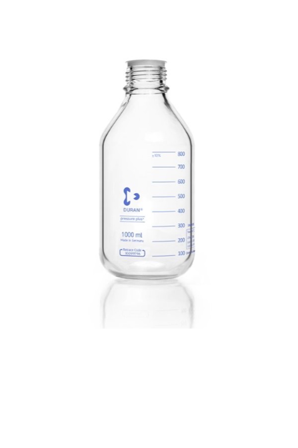 10-922-34_A BOTTLE - PRESSURE PLUS GLASS N/N - DURAN 500ml - Image 1
