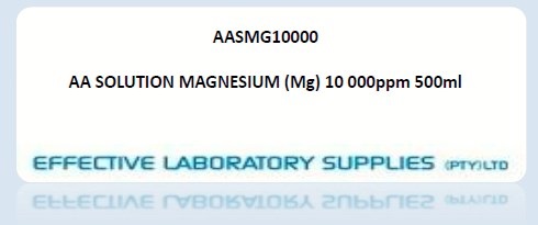 AASMG10000 AA SOLUTION MAGNESIUM (Mg) 10 000ppm 500ml - Image 1