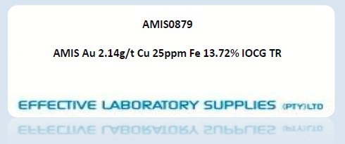AMIS0879 AMIS Au 2.14g/t Cu 25ppm Fe 13.72% IOCG TR - Image 1