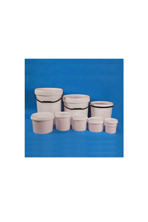 Alpha_buckets_A BUCKET ALPHA PLASTIC - White 3l - with lid - Image 1