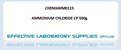CHEMAMM0115 AMMONIUM CHLORIDE CP 500g - Image 1