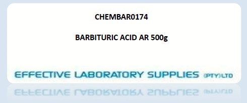 CHEMBAR0174 BARBITURIC ACID AR 500g - Image 1
