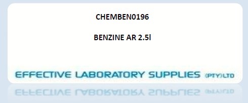 CHEMBEN0196 BENZINE AR 2.5l - Image 1