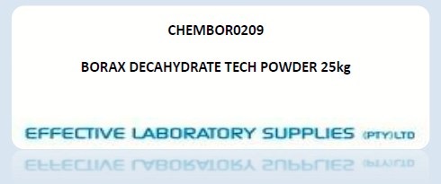 CHEMBOR0209 BORAX DECAHYDRATE TECH POWDER 25kg - Image 1