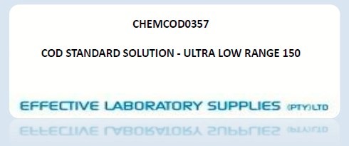 CHEMCOD0357 COD STANDARD SOLUTION - ULTRA LOW RANGE 150 - Image 1