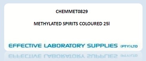 CHEMMET0829 METHYLATED SPIRITS COLOURED 25l - Image 1